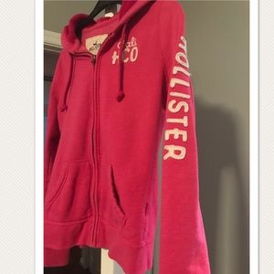 Hot Pink Hollister Hoodie